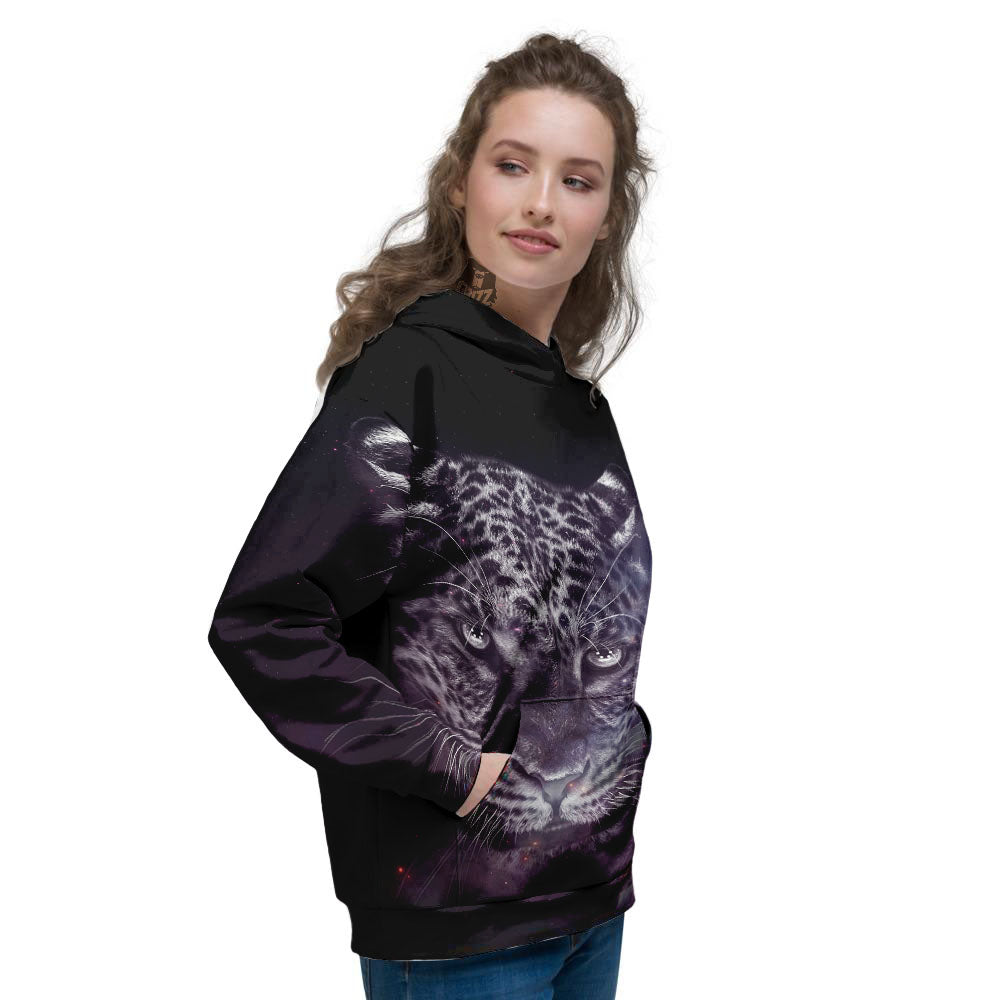 Jaguar Galaxy Print Women's Hoodie-grizzshop