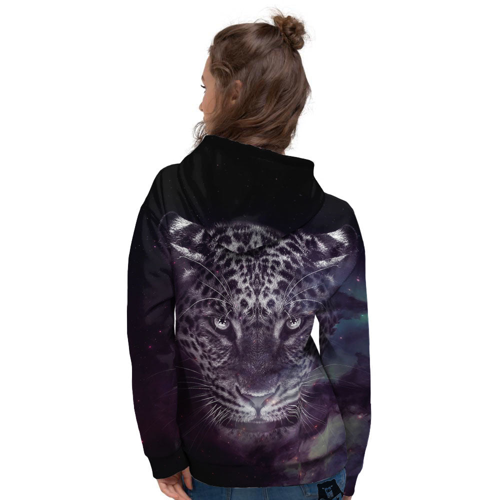 Jaguar Galaxy Print Women's Hoodie-grizzshop
