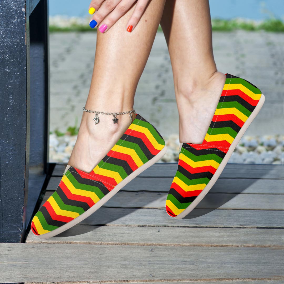 Jamaica Reggae Rasta Canvas Shoes-grizzshop