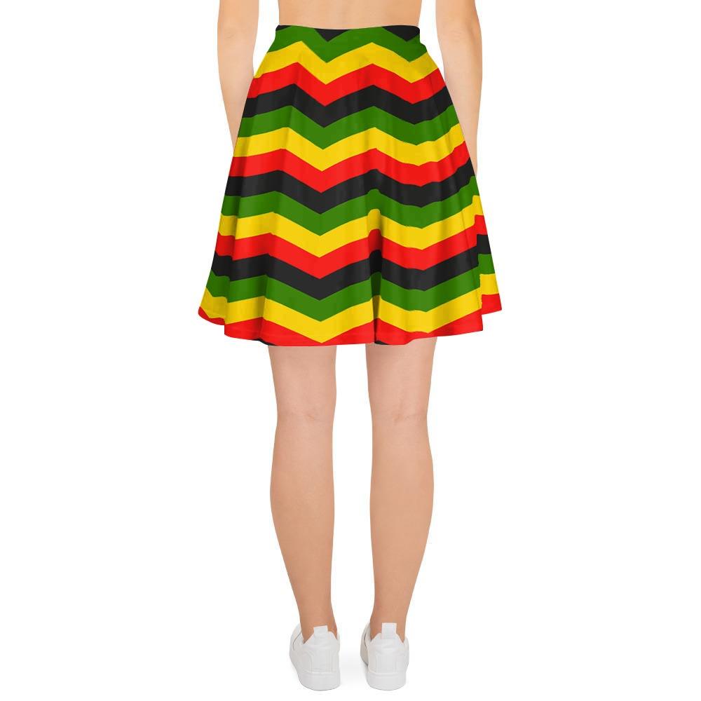 Jamaica Reggae Rasta Women's Skirt-grizzshop