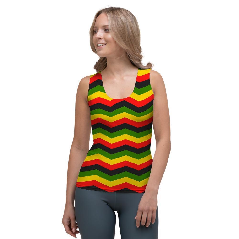 Jamaica Reggae Rasta Women's Tank Top-grizzshop