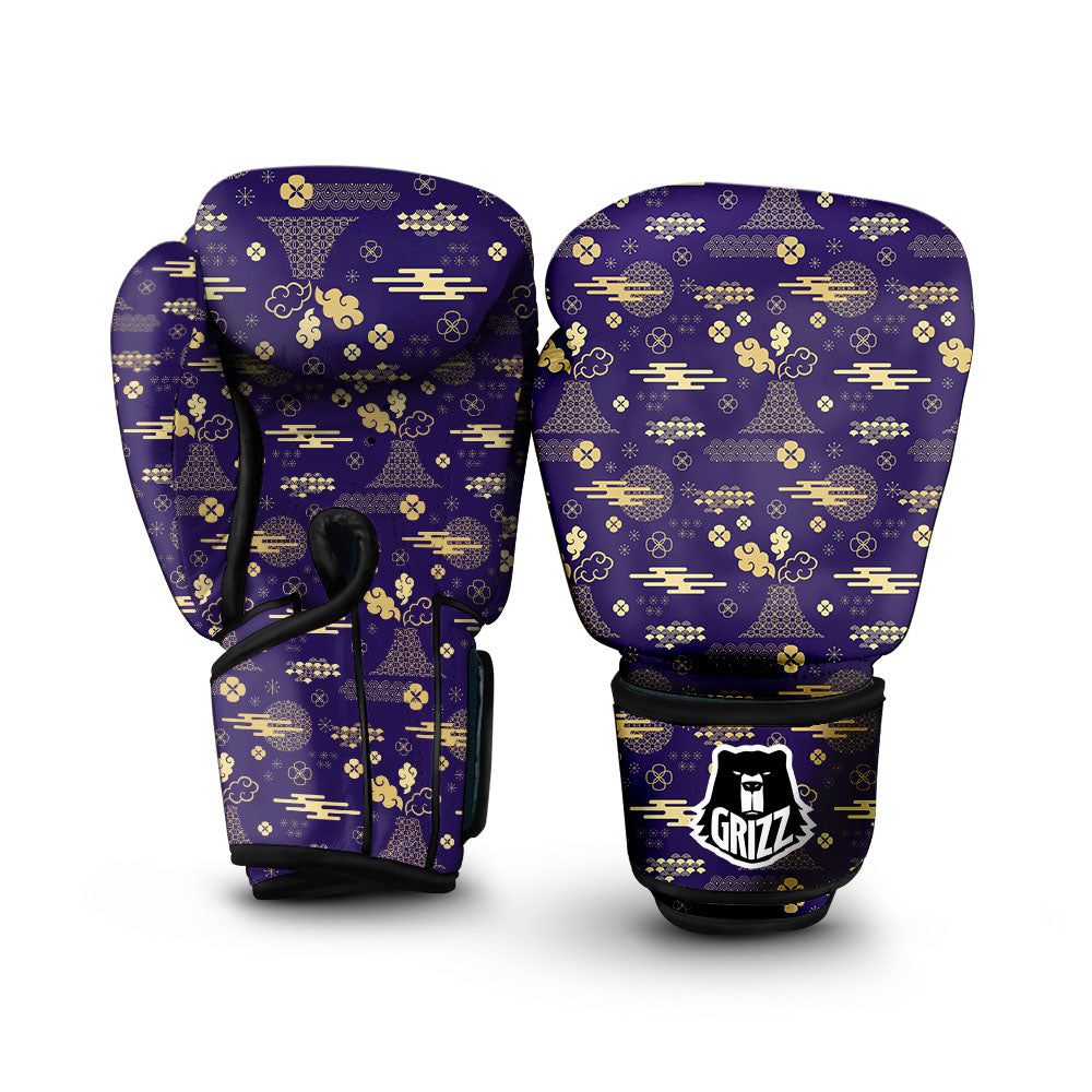 Mandala Patchwork Square Bohemian Print Pattern Boxing Gloves main image 0