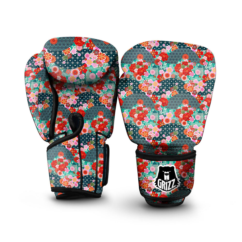 Flower Daffodil Yellow Print Boxing Gloves