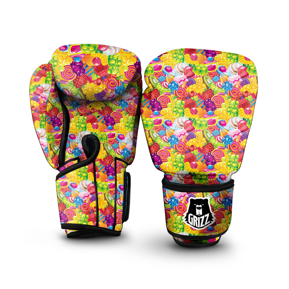 Cookies And Milk Print Pattern Boxing Gloves