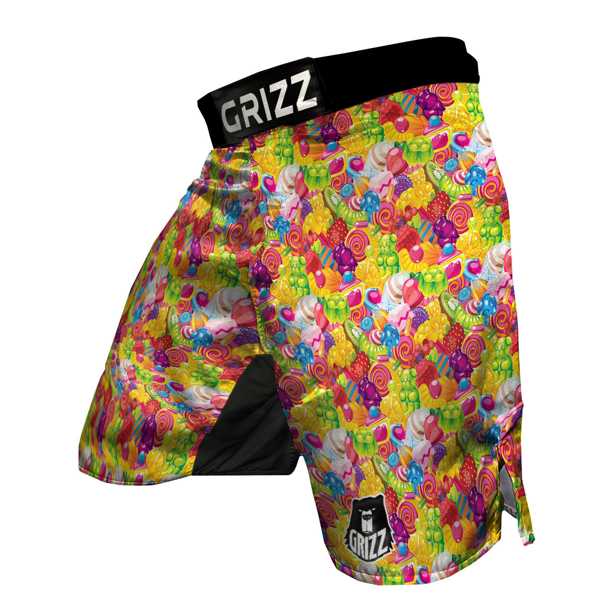 Jelly And Candy Print Pattern MMA Shorts-grizzshop