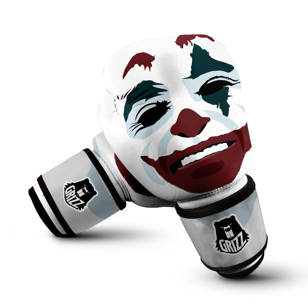 Joker Face Print Boxing Gloves-grizzshop
