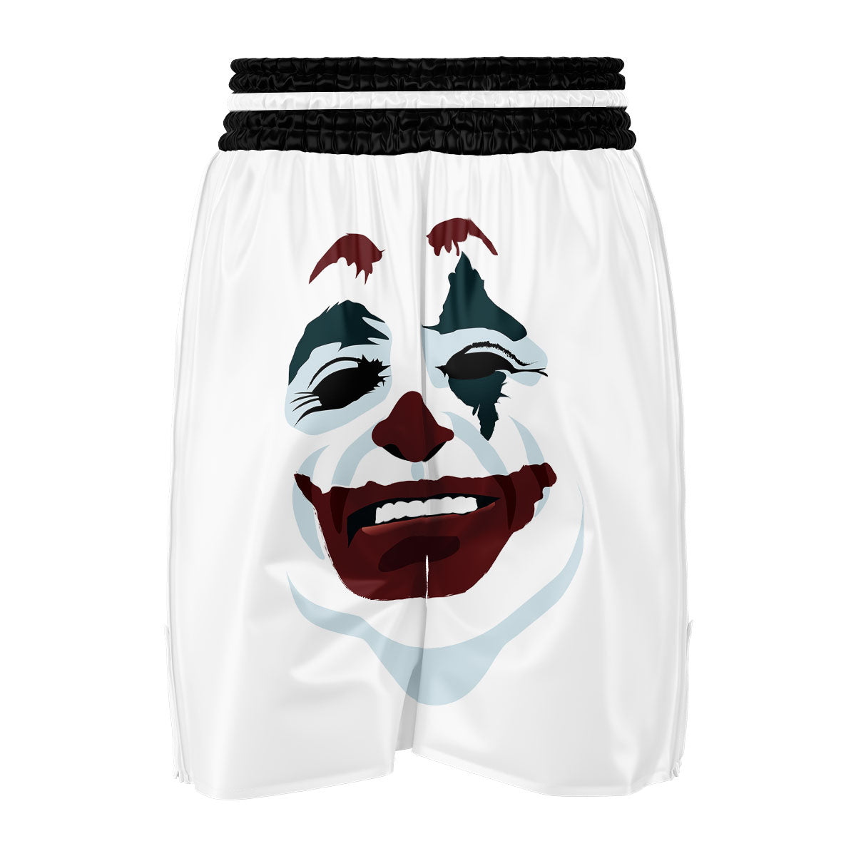 Joker Face Print Boxing Shorts-grizzshop
