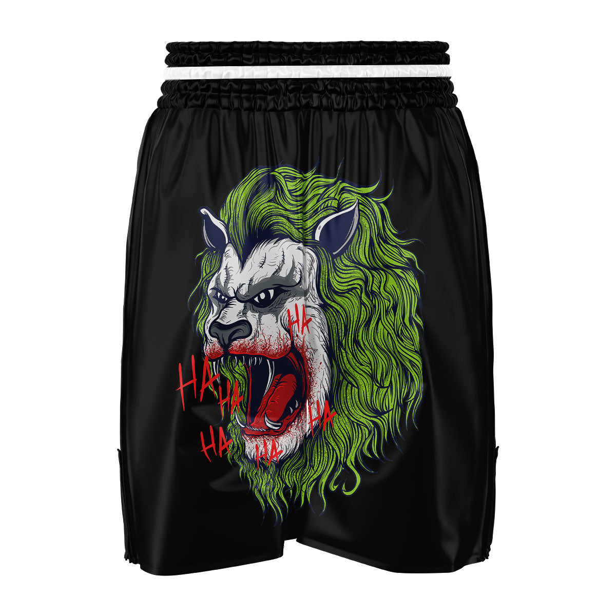 Joker Lion Print Boxing Shorts-grizzshop