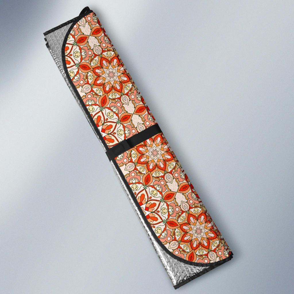 Keleidoscope Print Pattern Car Sun Shade-grizzshop