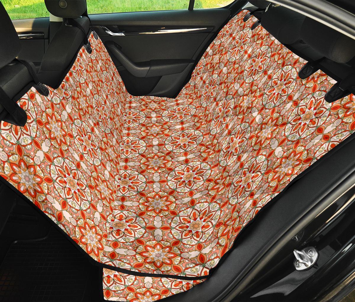 Keleidoscope Print Pattern Pet Car Seat Cover-grizzshop