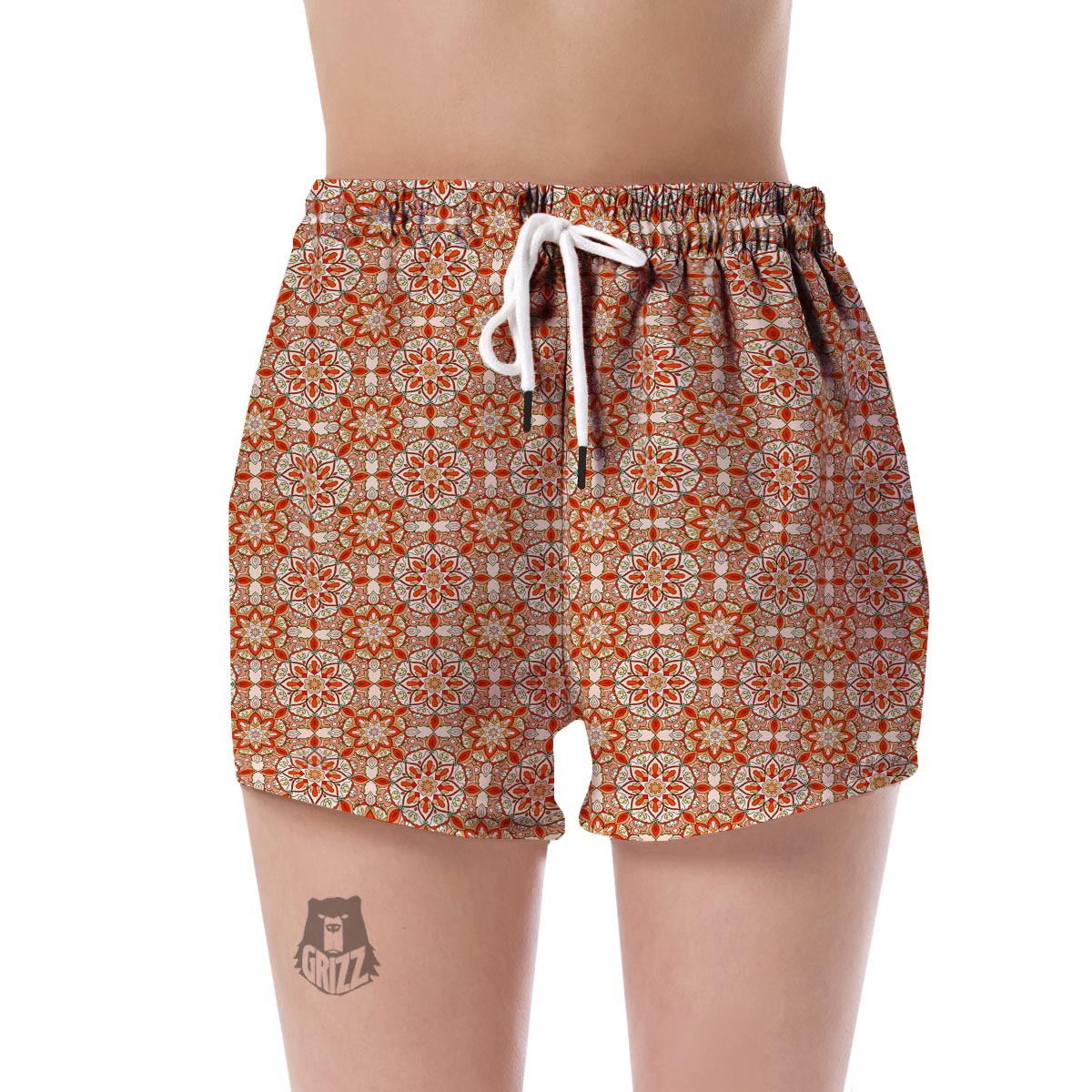 Keleidoscope Print Pattern Women's Shorts-grizzshop