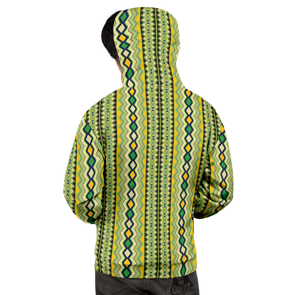 Kente African Print Pattern Men's Hoodie-grizzshop