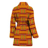 Kente African Print Pattern Women Long Robe-grizzshop