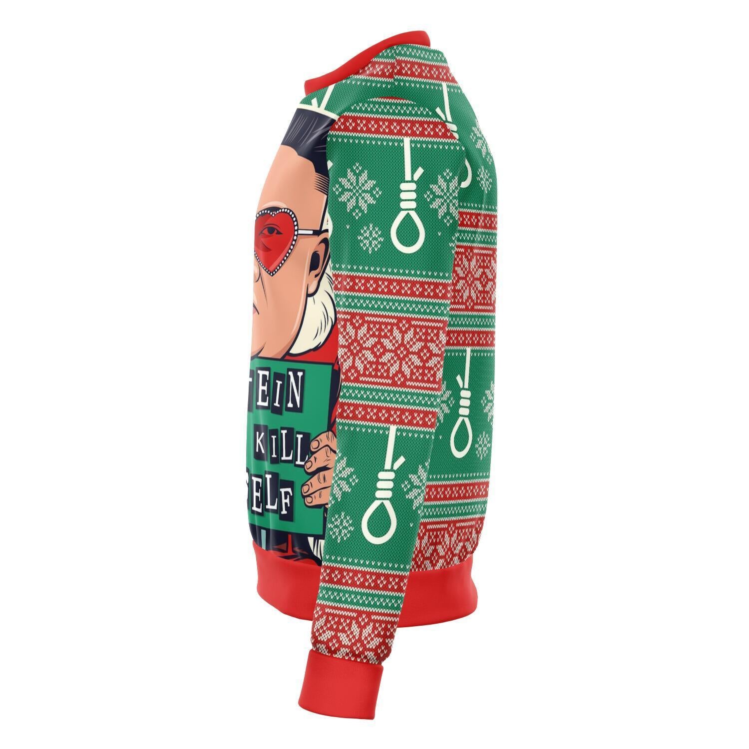 Kim Jong Un Epstein Didn't Kill Himself Christmas Ugly Sweater-grizzshop