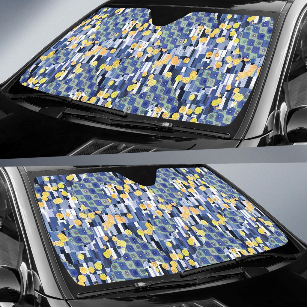 Klimt Pattern Print Car Sun Shade-grizzshop