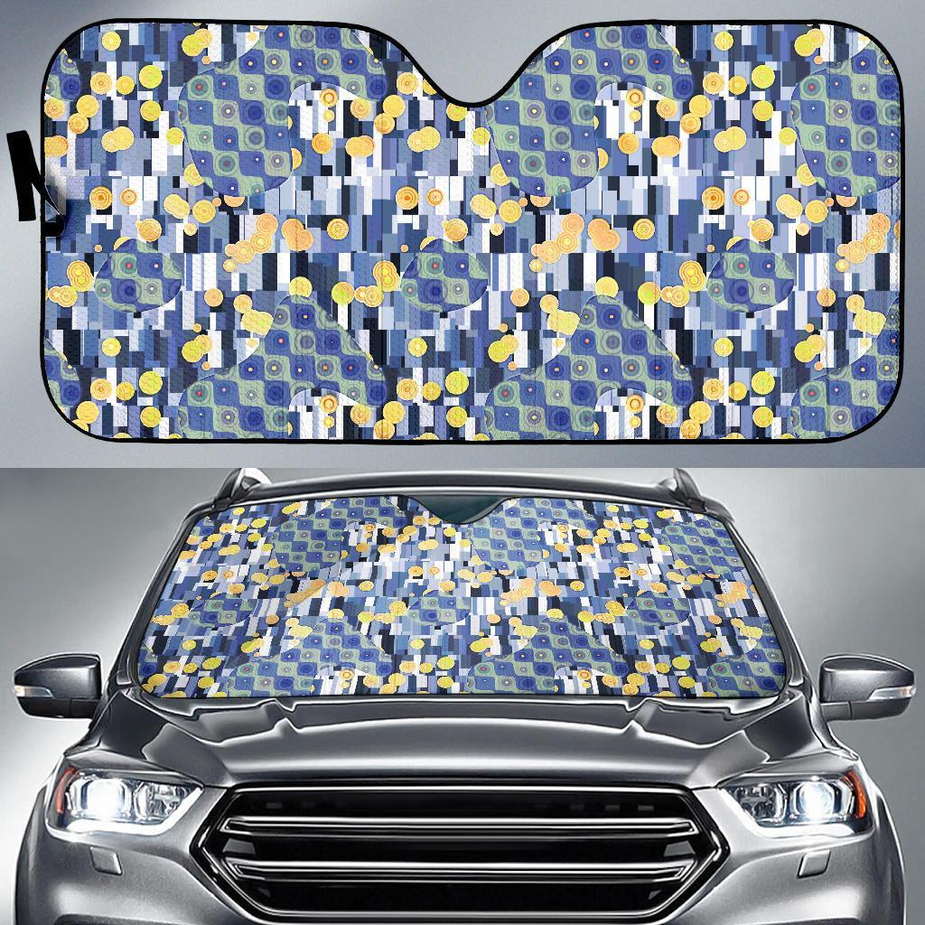 Klimt Pattern Print Car Sun Shade-grizzshop