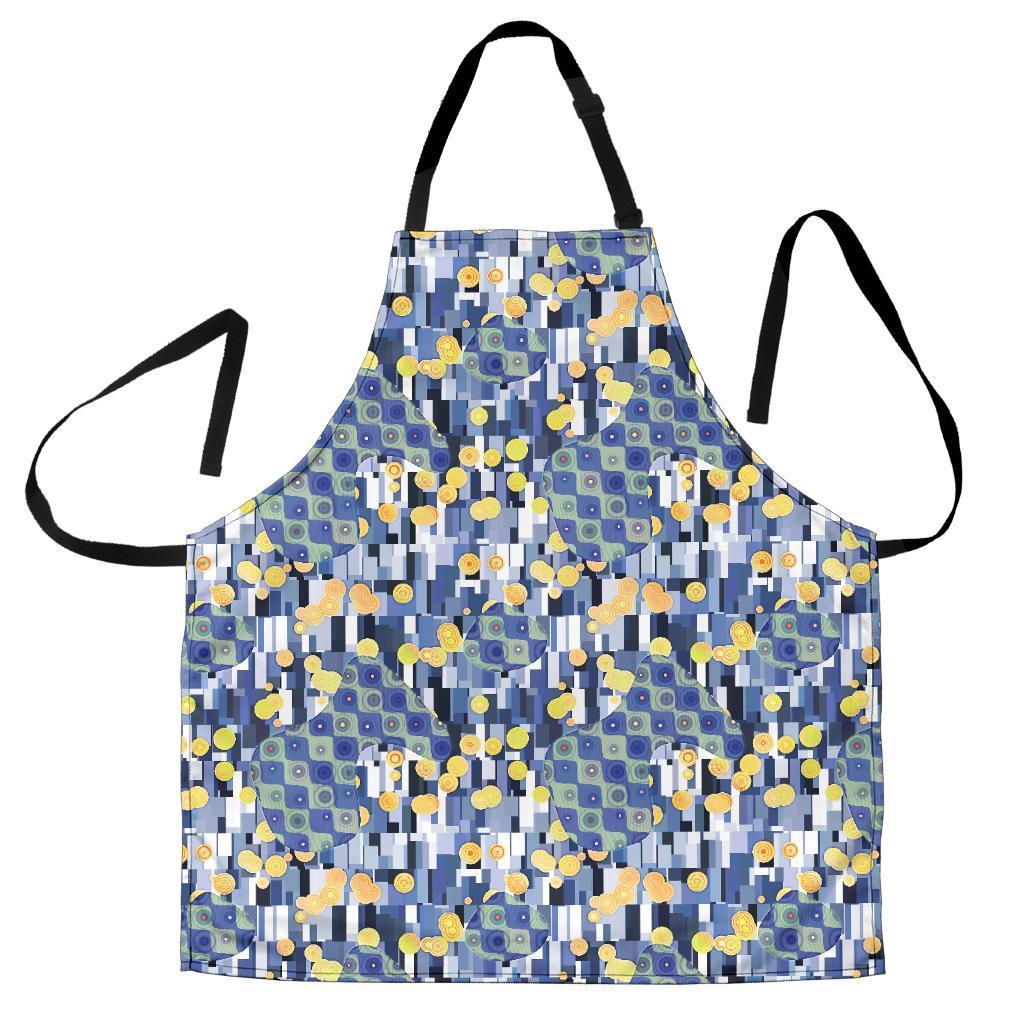 Klimt Pattern Print Men's Apron-grizzshop