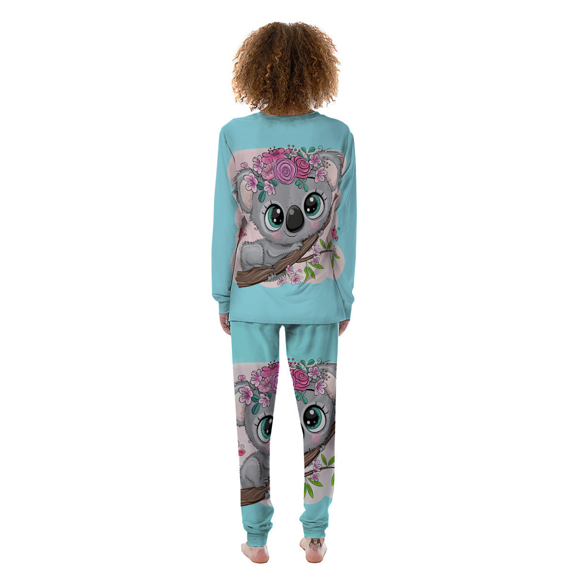 Koala Cute Print Women's Pajamas-grizzshop