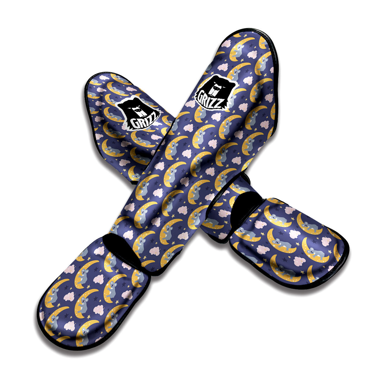 Koala Good Night Print Pattern Muay Thai Shin Guards-grizzshop