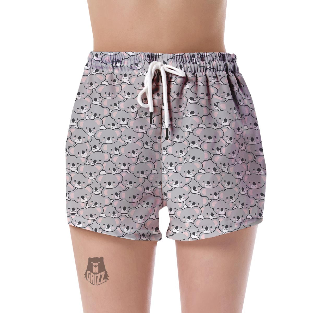 Koala Pattern Print Women's Shorts-grizzshop