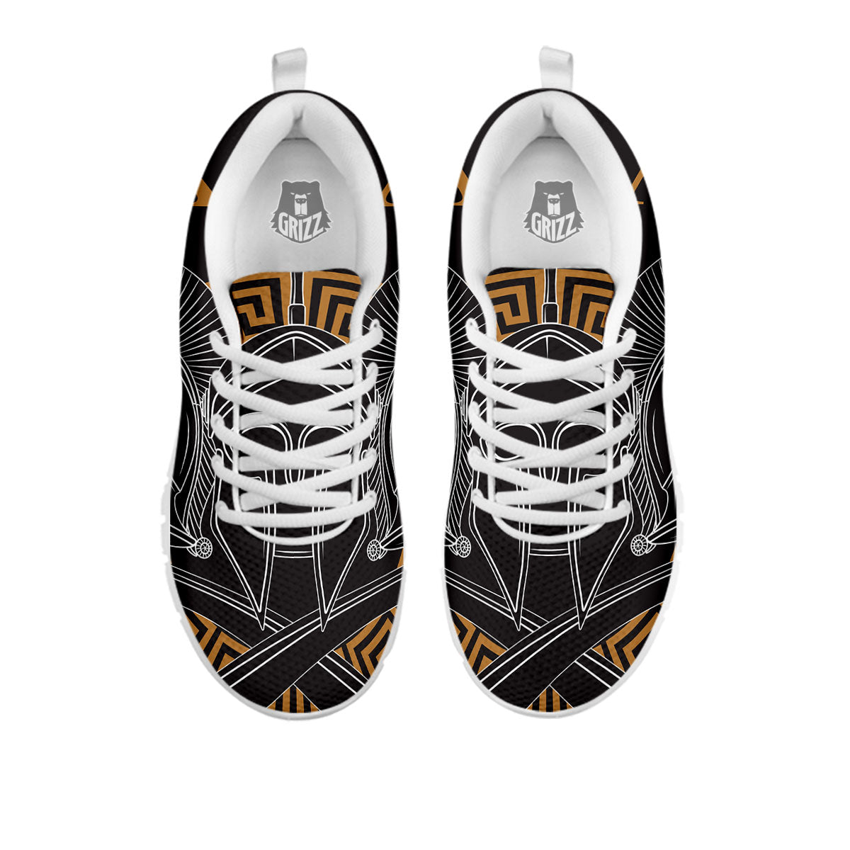 Labe Spartan Molon Print White Sneaker-grizzshop