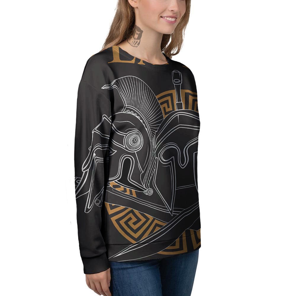 Labe Spartan Molon Print Women's Sweatshirt-grizzshop