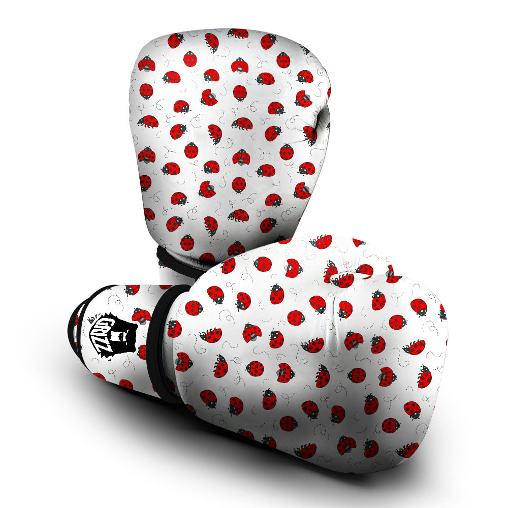 Ladybird Cartoon Print Pattern Boxing Gloves-grizzshop