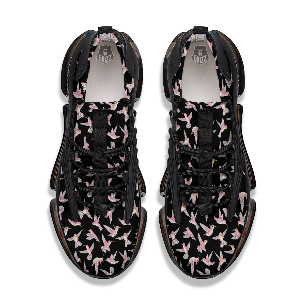 Ladybird Cute Print Pattern Black Gym Shoes-grizzshop