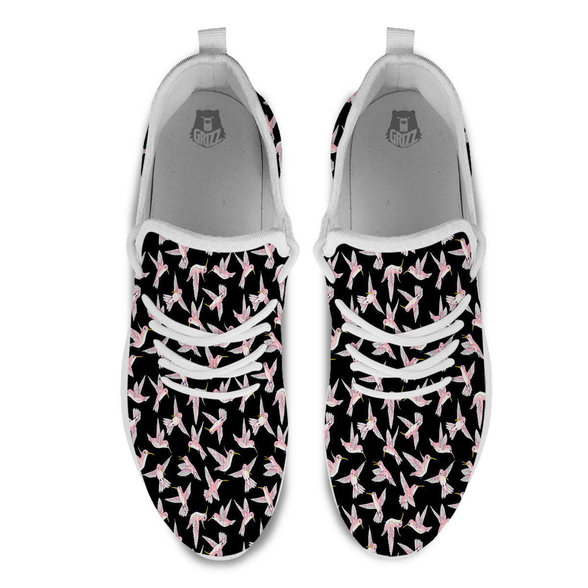 Ladybird Cute Print Pattern White Athletic Shoes-grizzshop