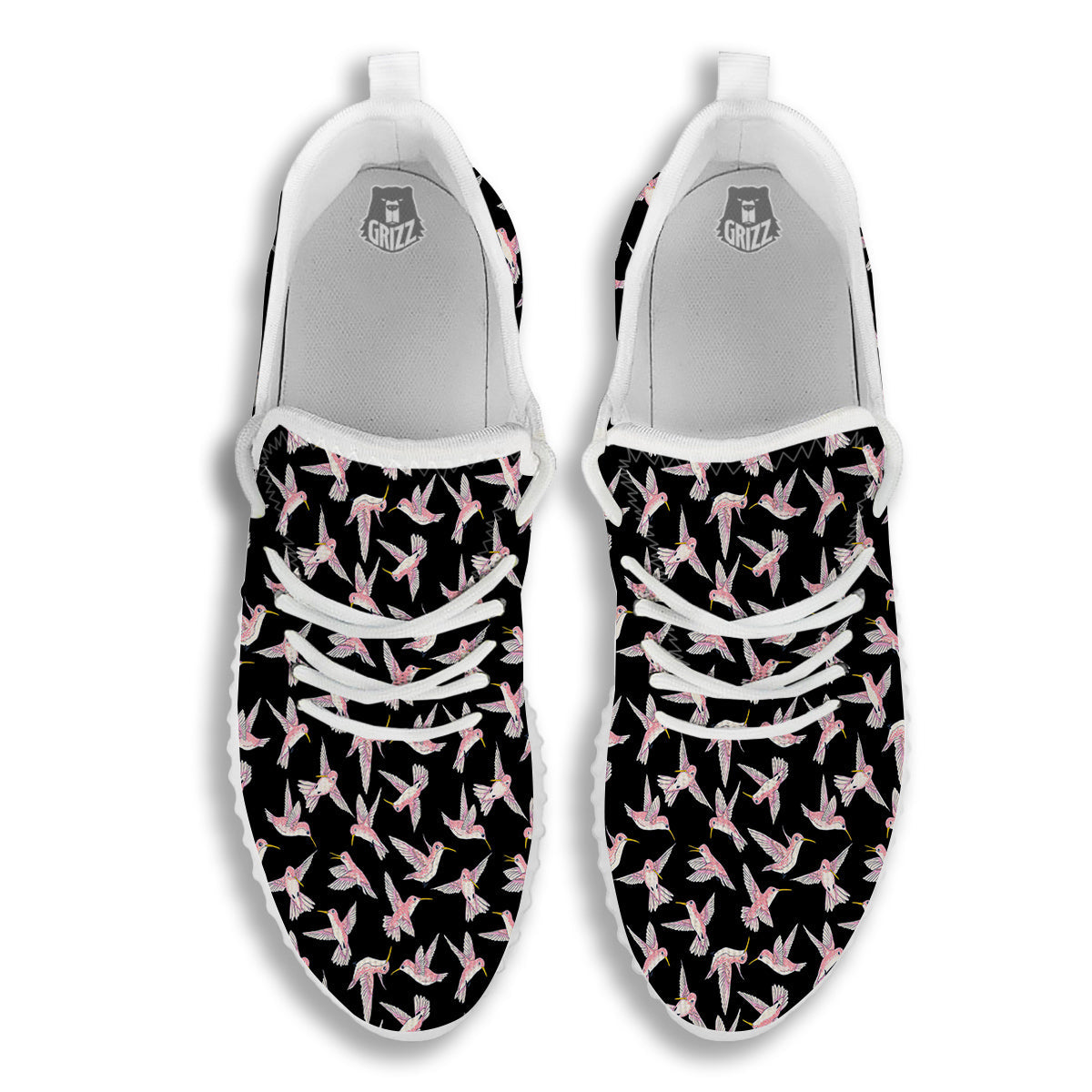Ladybird Cute Print Pattern White Walking Shoes-grizzshop