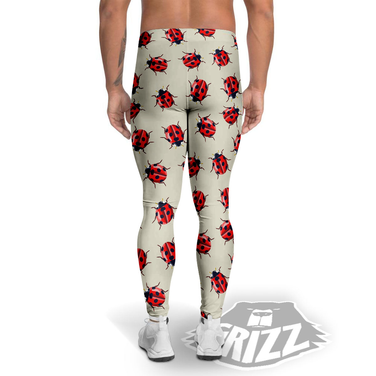 Ladybird Little Print Pattern Men's Leggings-grizzshop