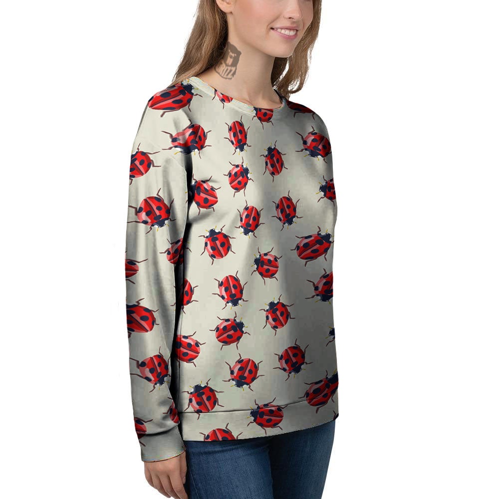 Ladybird Little Print Pattern Women's Sweatshirt-grizzshop