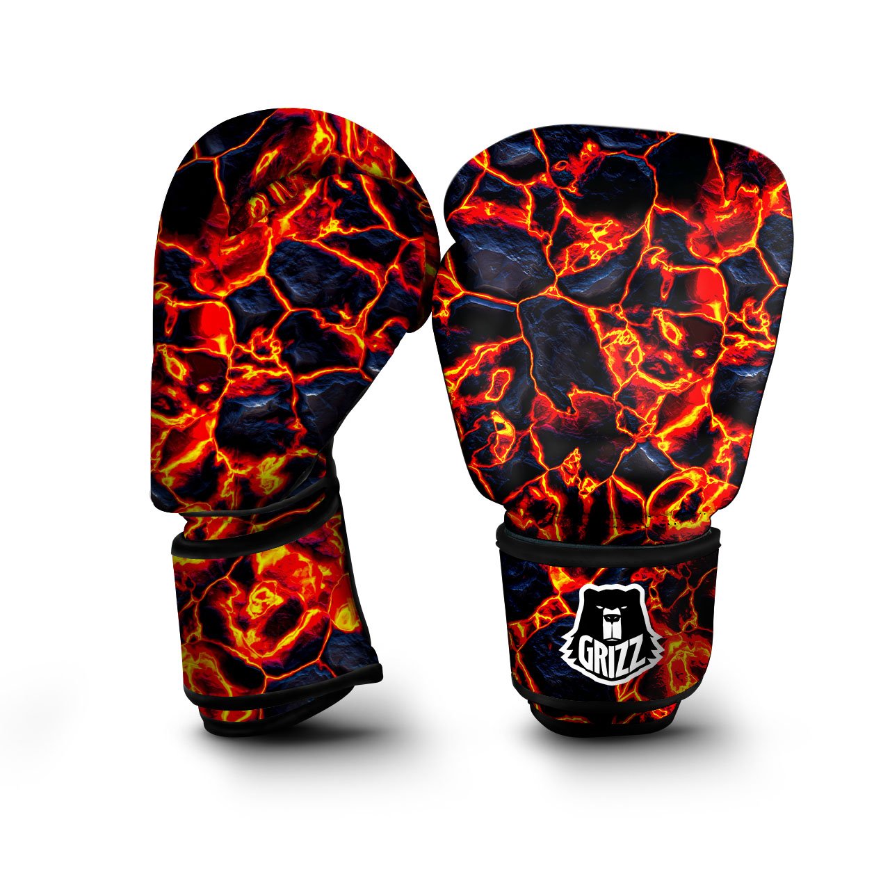 Lava Molten Print Boxing Gloves-grizzshop