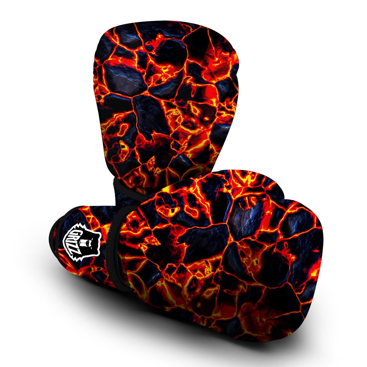Lava Molten Print Boxing Gloves-grizzshop
