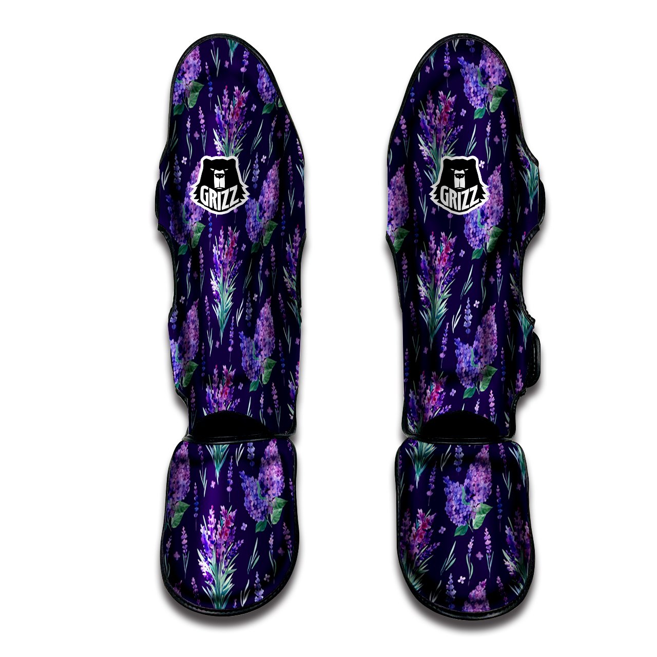 Pineapple Zebra Vintage Print Pattern Muay Thai Shin Guards