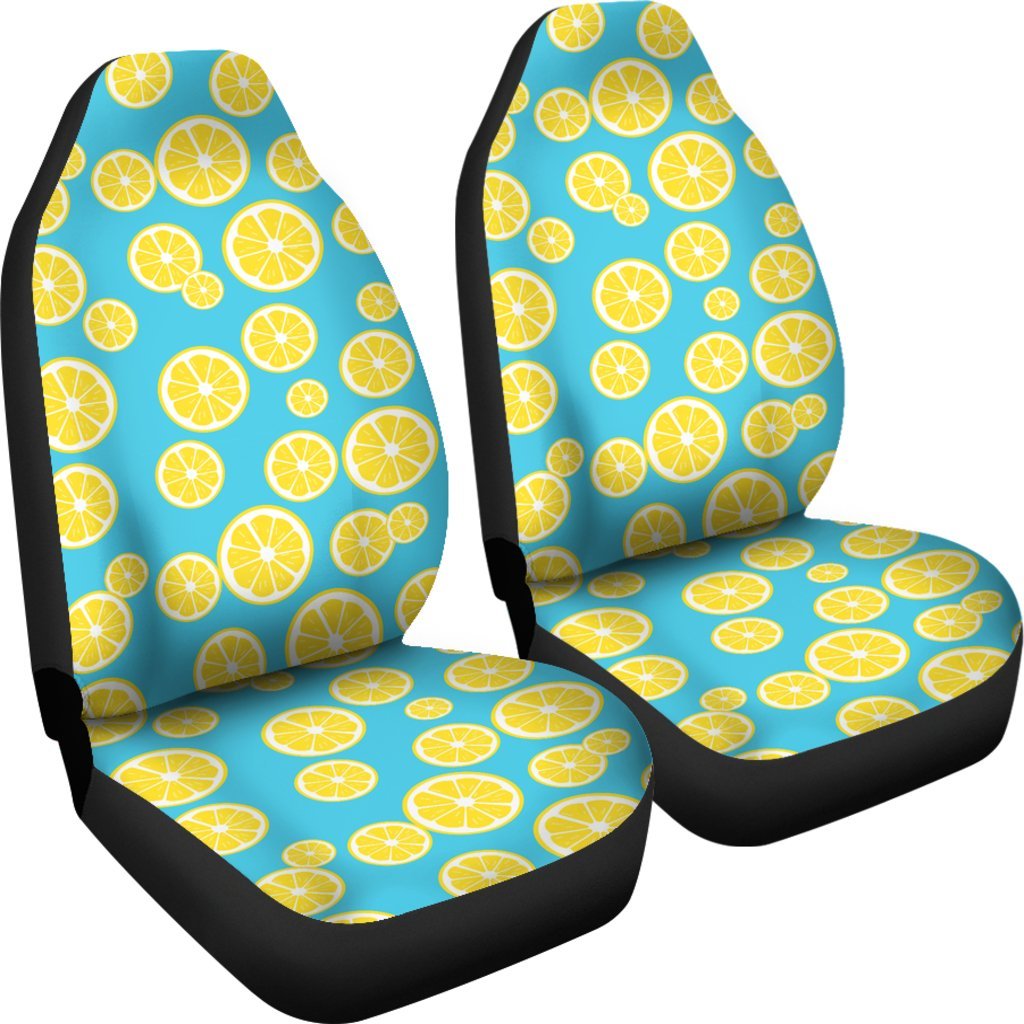 Lemon Slice Pattern Print Universal Fit Car Seat Cover-grizzshop