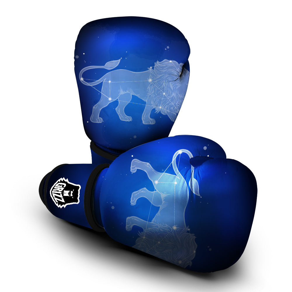 Leo Constellation Print Boxing Gloves-grizzshop