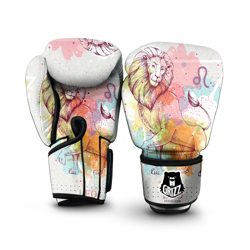Signs Astrological And Pisces Print Boxing Gloves