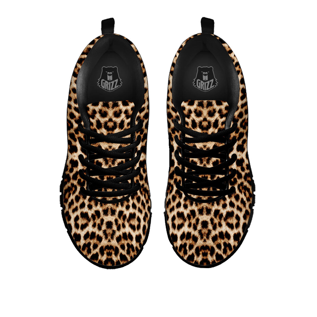Leopard Pattern Black Sneaker-grizzshop