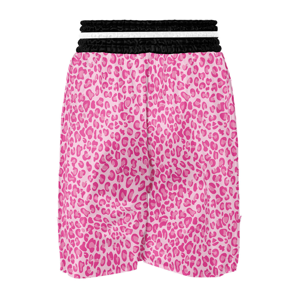 Leopard Pink Print Pattern Boxing Shorts-grizzshop