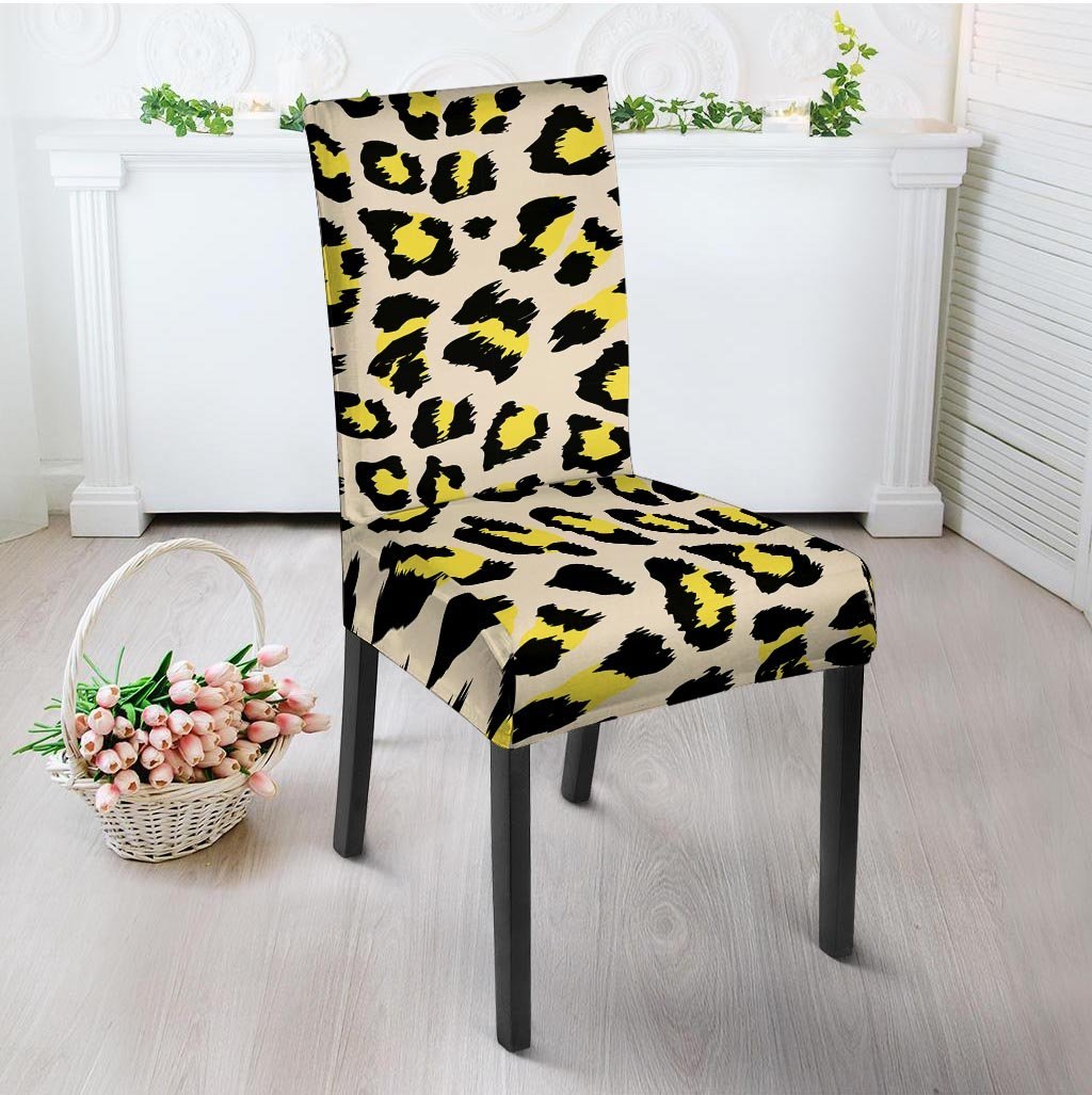 Leopard Print Chair Cover-grizzshop