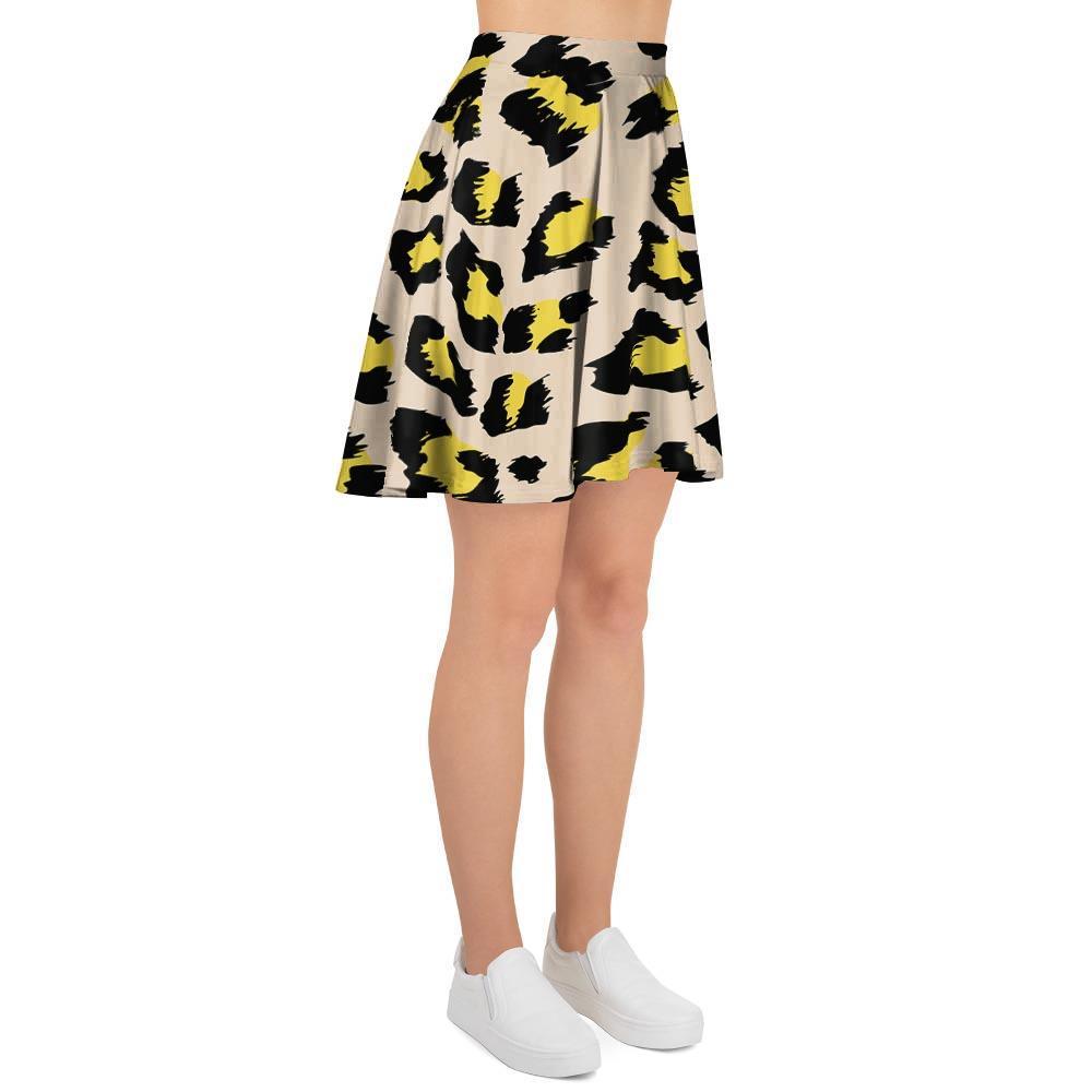 Leopard Print Women's Skirt-grizzshop