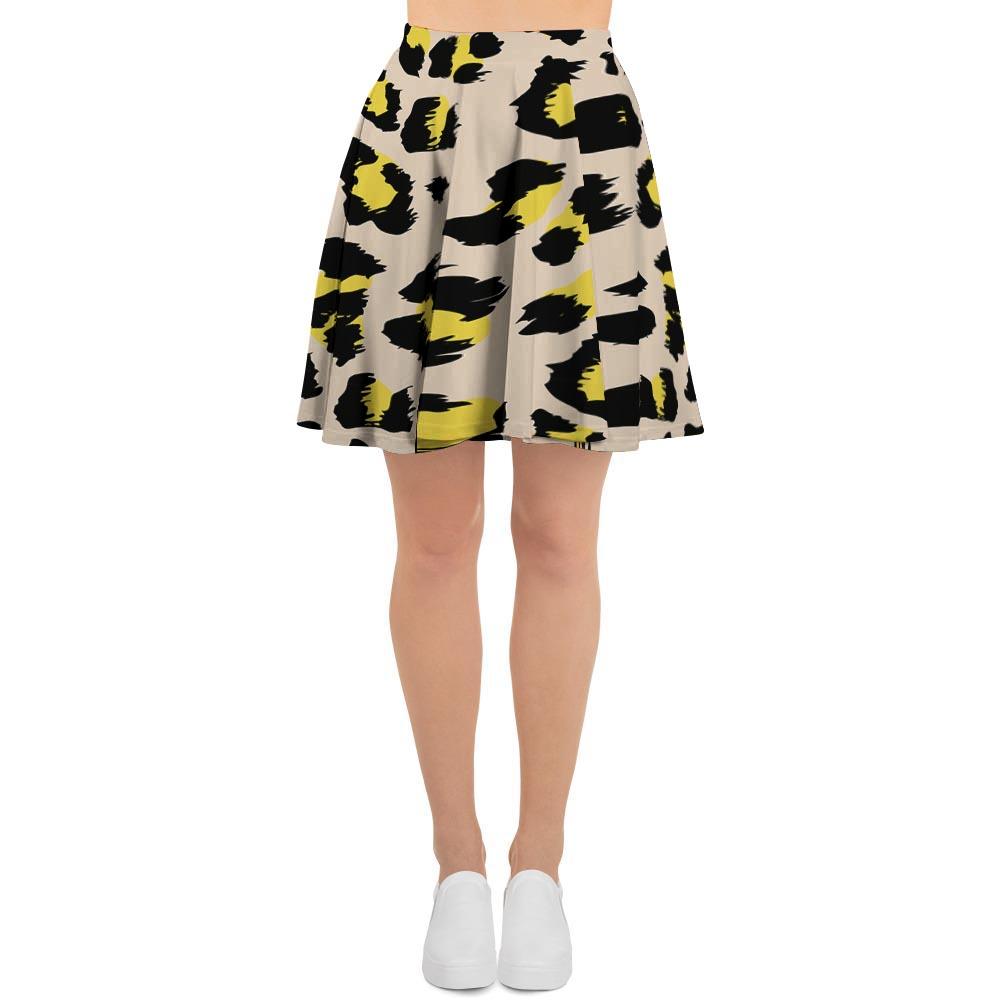 Leopard Print Women's Skirt-grizzshop