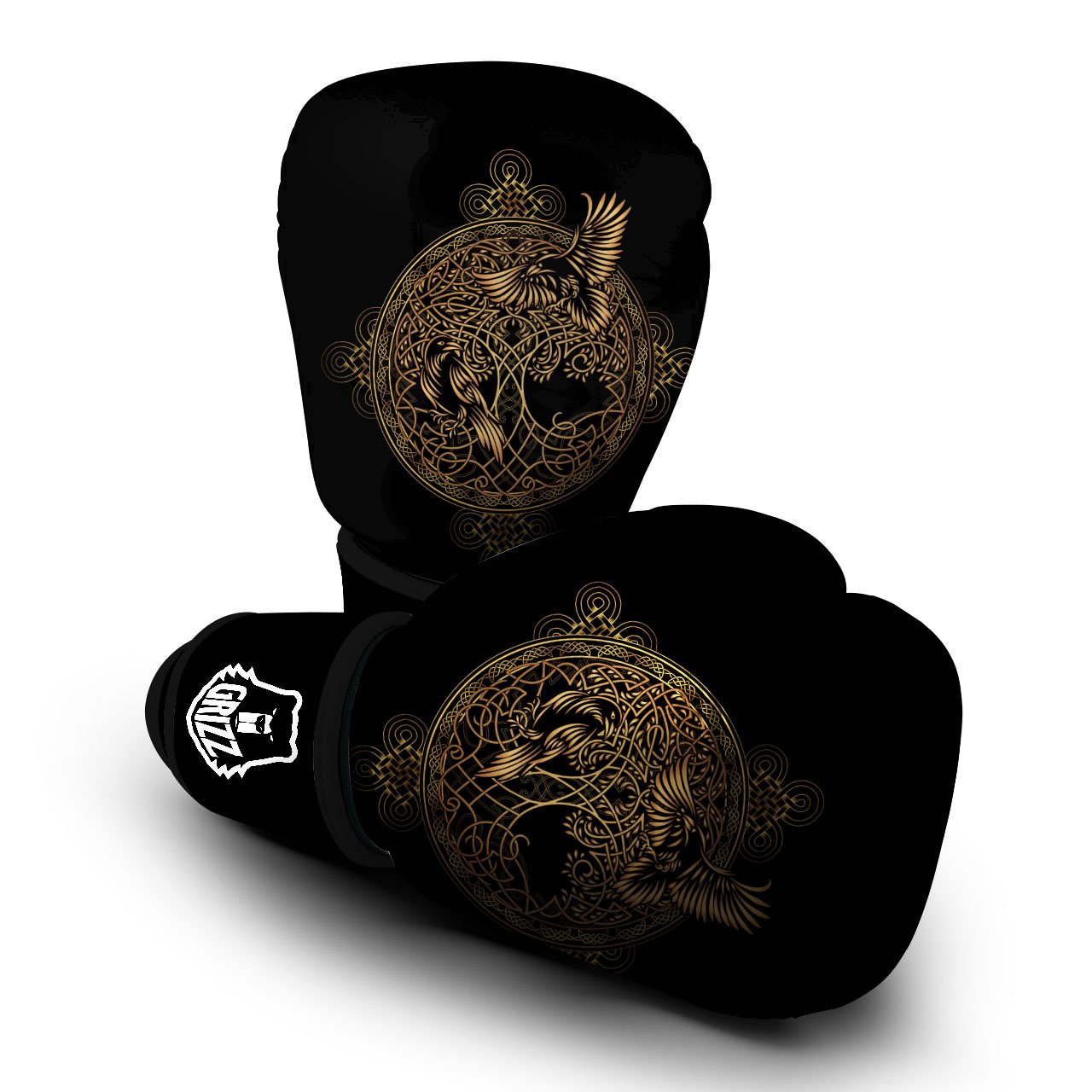 Life Of Tree Yggdrasil Print Boxing Gloves-grizzshop
