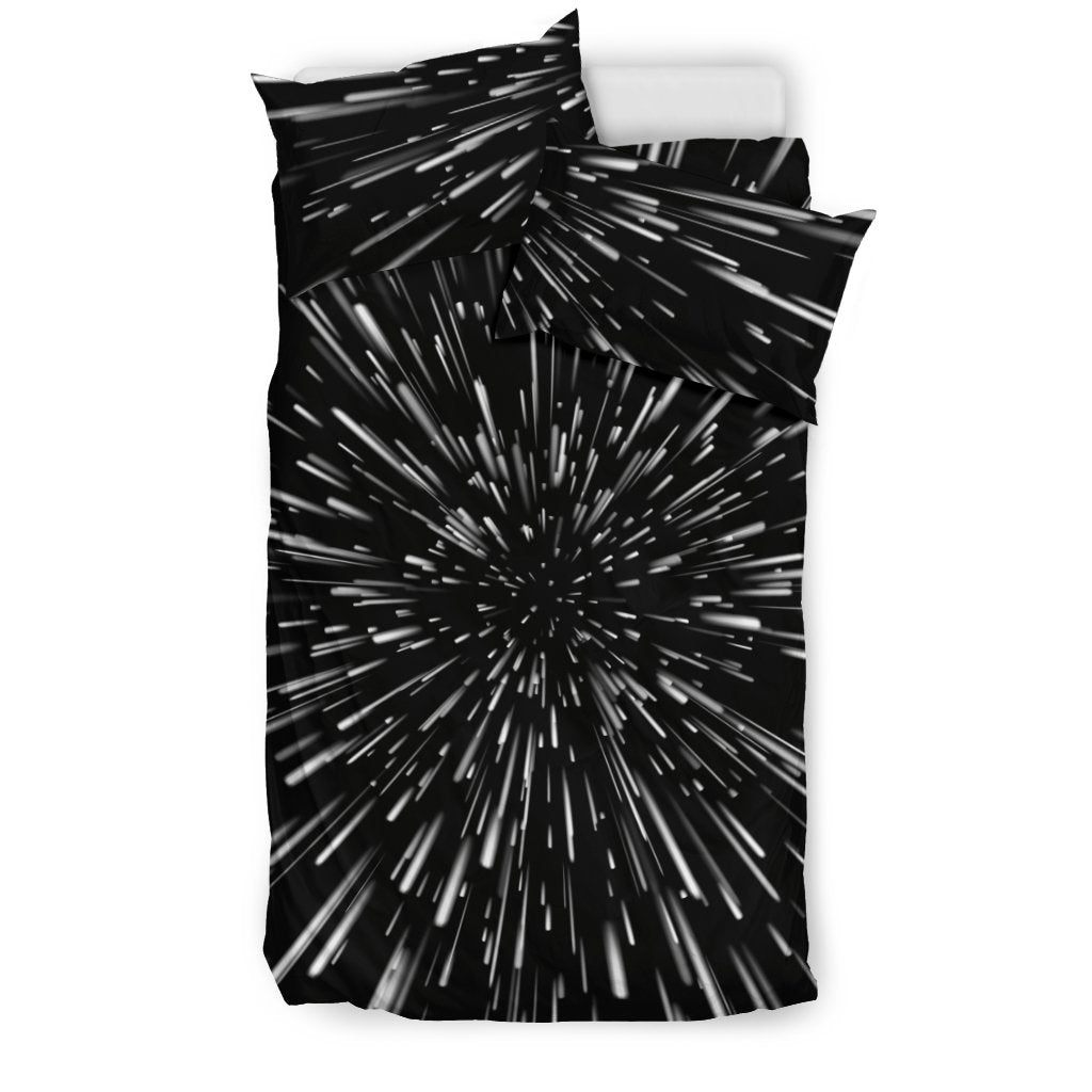 Light Speed Galaxy Space Print Duvet Cover Bedding Set-grizzshop