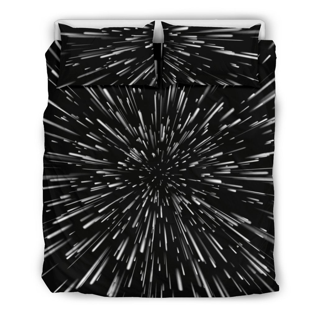 Light Speed Galaxy Space Print Duvet Cover Bedding Set-grizzshop