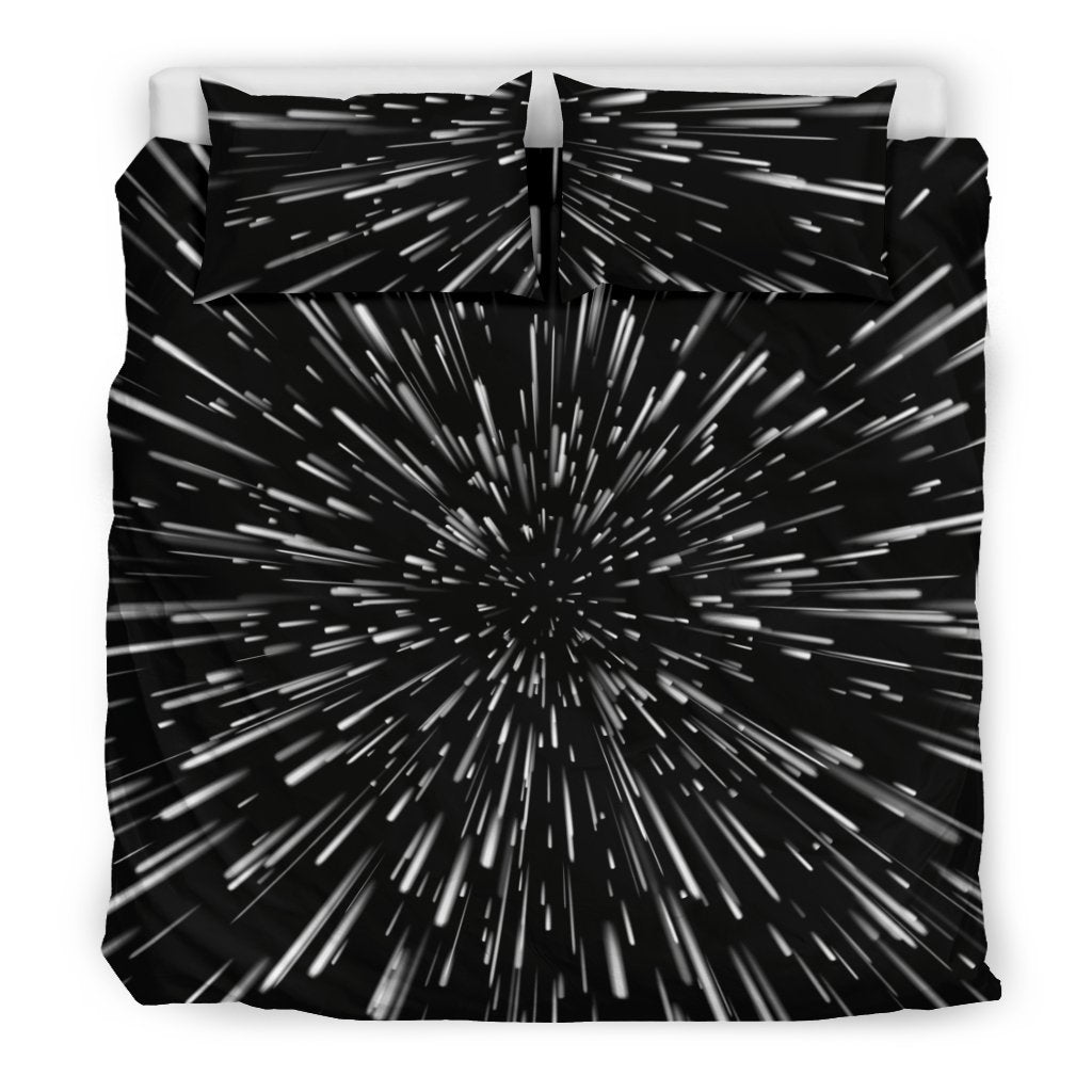 Light Speed Galaxy Space Print Duvet Cover Bedding Set-grizzshop