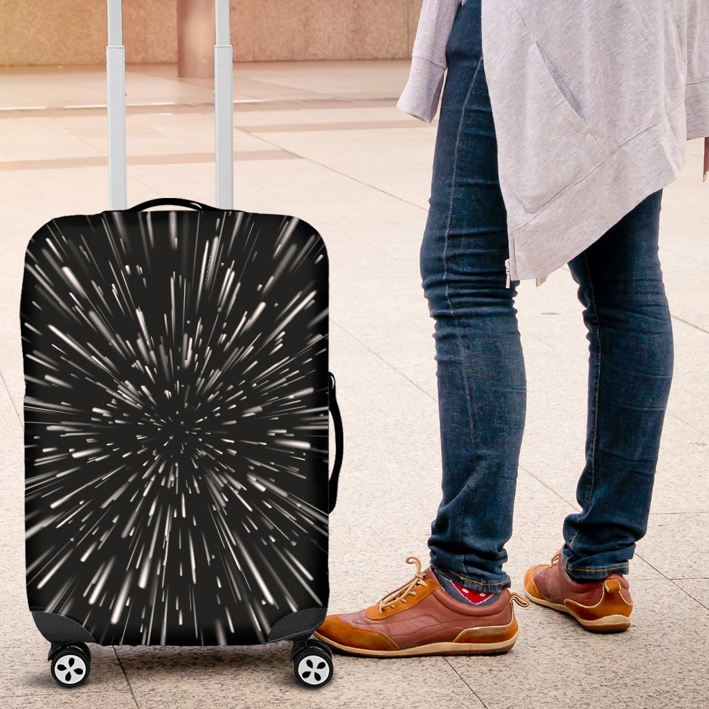 Light Speed Galaxy Space Print Luggage Cover Protector-grizzshop