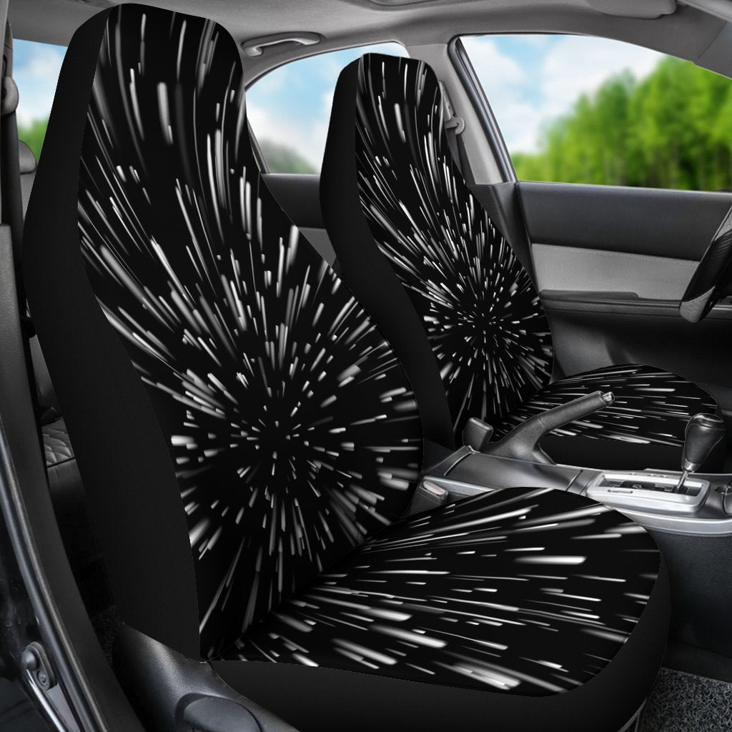 Light Speed Galaxy Space Print Universal Fit Car Seat Cover-grizzshop
