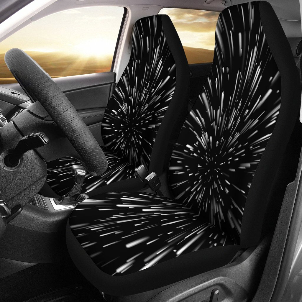 Light Speed Galaxy Space Print Universal Fit Car Seat Cover-grizzshop